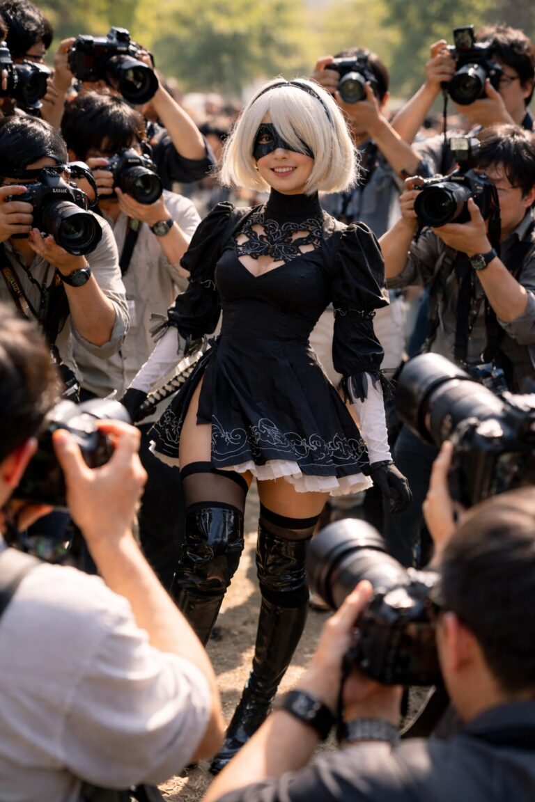 コスプレイヤーのポートレート