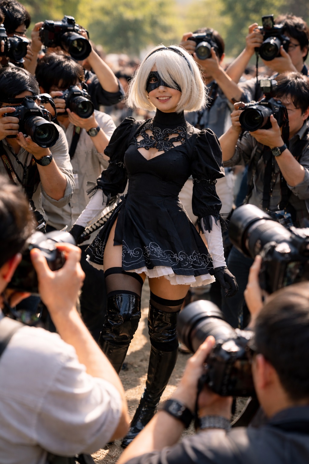 コスプレイヤーのポートレート